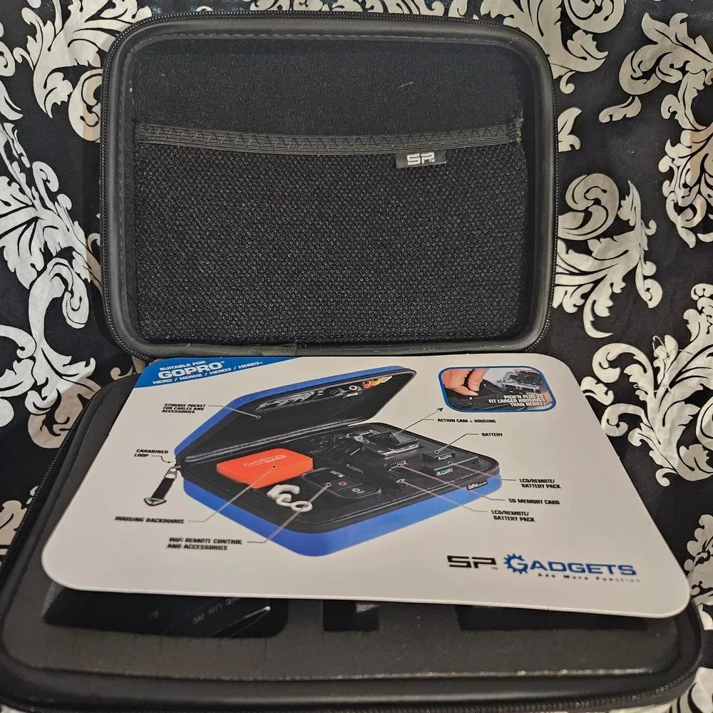 SR Gadgets GoPro Camera Storage Case Protective Travel Carrying Case‎ with Foam